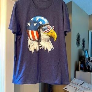 Eagle in flag helmet and sunglasses. Poss XL. See pics fir measurements. EUC